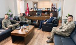 Komutanlardan Başkan Büyüksu’ya ziyaret