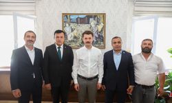 Hakkari'deki STK temsilcilerinden Kaymakam Cebeci’ye ziyaret