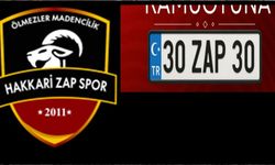 Zapspor’a destek için ‘30 ZAP 30’ özel plaka açık artırmada