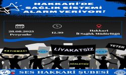 'Hakkari’de Ses'ten basın açıklamasına davet