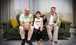 Vali Çelik Elyasa Taş'ı evinde ziyaret etti