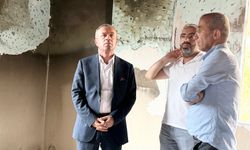 Başkan Kaya’dan yangın mağduru aileye ziyaret