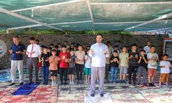 Kaymakam Cebeci Kur’an Kursu öğrencileri ile buluştu