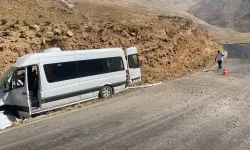 Van'da freni boşalan minibüste 18 kişi ölümden döndü