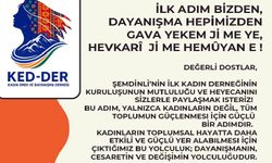 Şemdinli’nin ilk kadın derneği KED  DER kuruldu