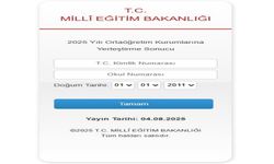 2025 LGS sonuçları açıklandı