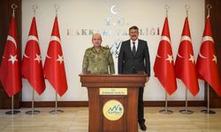 Orgeneral Ergün Vali Çelik'i ziyaret etti