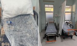 Hakkari'de 'yırtık sedye' tartışması