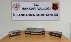 Hakkari’de 985 paket sigara ele geçirildi