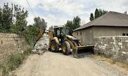 Yüksekova'da altyapı çalışmaları devam ediyor