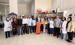 Zor'dan  İŞGEM  Meslek edinme kurslarını ziyaret