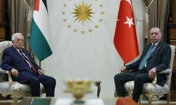 Erdoğan  Mahmud Abbas ile bir araya geldi