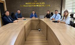Hakkari'de eğitim müfettişlerinden değerlendirme toplantısı