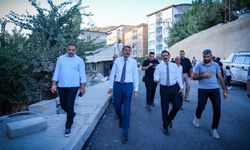 Vali Çelik, yol yapım çalışmalarını inceledi