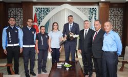 Zabıta Teşkilatından Vali Çelik'e ziyaret