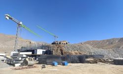Hakkari'de TOKİ inşaat alanında iş kazası