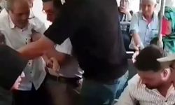 Belediye otobüsüne önce binme kavgası