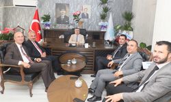 Başkanlardan Yaşar’a hayırlı olsun ziyareti