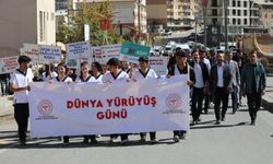 Hakkari’de Dünya Yürüyüş Günü etkinliği