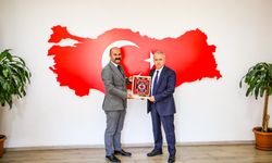 Başkan Çiftçi'den Emniyet Müdürü Ayata'ya ziyaret