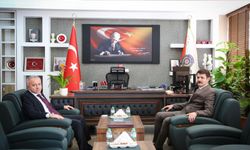 Kaymakam Cebeci’den Müdür Ayata’ya ziyaret