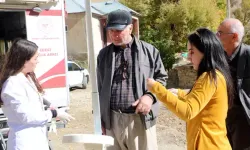 Hakkari'de sağlık ekipleri, sınırda kanser taraması yaptı