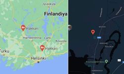 Finlandiya haritasında dikkat çeken Hakkari ismi