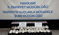 Hakkari’de 31 Kilo metamfetamin ele geçirildi