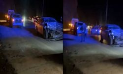 Hakkari girişinde kaza! İki araç çarpıştı
