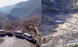 Hakkari'deki bu yol tehlike saçıyor