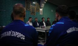 Vali Çelik'ten Zapspor’a çay ikramı