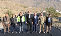 Kaymakam  Demirci, yol yapım çalışmalarını inceledi