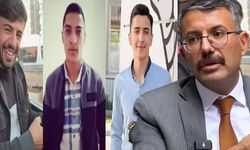 Vali Çelik üç genç  için taziye mesajı paylaştı