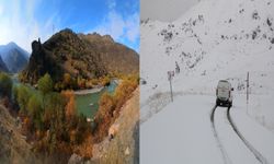 Hakkari’de aynı anda iki mevsim yaşandı
