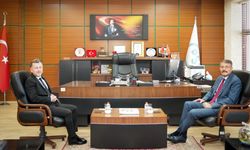 Vali Çelik'ten  DSİ 17. Bölge Müdürü Cihan Aksoy’u ziyaret