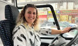 Diyarbakır'da kadın otobüs şoförü şaşkınlığı