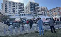 Van'da 7 katlı binanın otoparkında yangın!