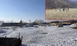 Hakkari'de iki mevsim bir arada yaşanıyor