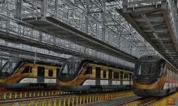 Yerli ve milli tren setinin 6'ncısı Gaziantep'e geldi