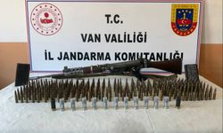 jandarmadan baskın; evde tüfek ile mühimmat ele geçirildi