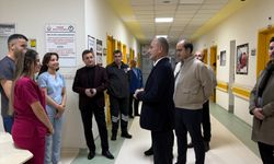Müdür Kara’dan yılbaşı gecesi hastane ziyareti