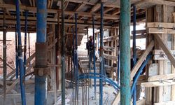 Çukurcalı İnşaat işçilerinin Aralık ayı mesaisi