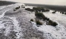 Dicle Nehri’nden ‘köpük’ akıyor