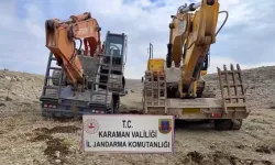 2 İş makinesiyle define arayanlara baskın: 14 gözaltı