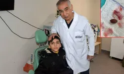 Emirhan’ın burnundan çekirdek ve pipet çıktı