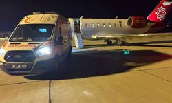 Kars’ta solunum sıkıntısı çeken bebek Ankara’ya sevk edildi