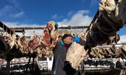 Kars'tan Gurbetçilere Hazırlık: 900 kaz kesilerek kurutuldu