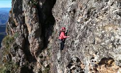 Ordu Yoroz Kent Ormanı’ndaki Sarp Kayalar Dağcıların Rotası