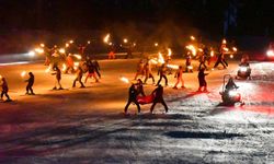 Sarıkamış Kayak Merkezi sezonu meşalelerle açtı