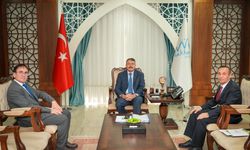 Başmüfettiş Yolcu ve Adıgüzel’den Vali Çelik’e ziyaret